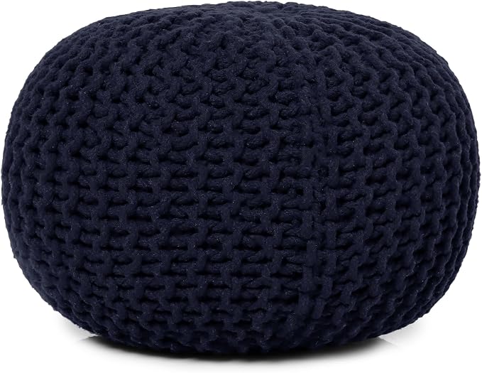 REDEARTH · Round Pouf Foot Stool Bean Bag Ottoman - Image 4
