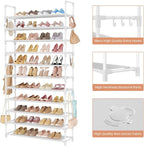 LANTEFUL 11 Tiers Tall Shoe Rack Holds 55 Pairs of Shoes - Image 4