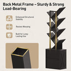 RALGEND Tree Bookshelf, 6 Tier Bookcase - Image 7
