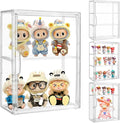 Attelite Acrylic Display Cases for Collectibles, 4 Pack 3 Layer Clear Display by Attelite