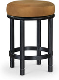 Meridian Furniture 977Saddle-C Monette Collection Art Deco Counter Stool by MeridianFurniture