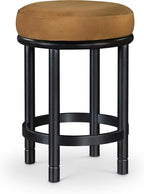 Meridian Furniture 977Saddle-C Monette Collection Art Deco Counter Stool by MeridianFurniture