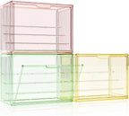 Colorful Figure Display Case for Collectibles 4 Layer Hobby Figurine Display by MSHOMELYDIRECT