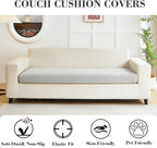 Couch Covers for 3 Cushion Sofa Pet Friendly Couch Cushion Covers Universal - Image 3