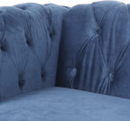 RARZOE Modern 2 Pieces Living Room Sofa Set, Contemporary Tufted Button Velvet - Image 5