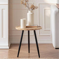 VECELO Modern Side Table, Round Small End Table, Exclusively Designed by VECELO