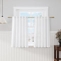 White Curtains 45 Inch Long, 2 Panel by Nanspring