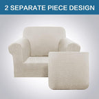 H.VERSAILTEX 2-Pieces Armchair Cover Chair Slipcovers - Image 5