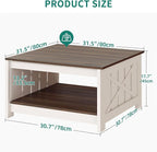 Coffee Table Farmhouse Coffee Table - Image 2