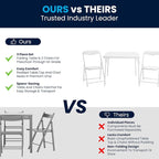 Flash Furniture Mindy Kids 3-Piece Folding Table and Chairs Set - Image 5