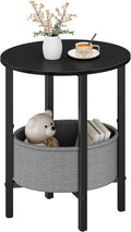 Vagusicc Round Side Table End Table by Vagusicc