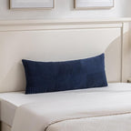 Fancy Homi Set of 2 Navy Blue Boho Long Lumbar Body Decorative Throw Pillow - Image 6