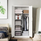 Letaya Metal Locker, Steel Wardrobe Storage Cabinets - Image 9