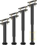 Wlrrcwdttc 4 Pcs Adjustable Height Bed Support Legs 10-17 inch, Bed Frame by Wlrrcwdttc