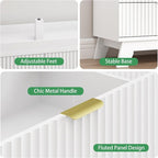 Fluted Dresser for Bedroom - Image 6