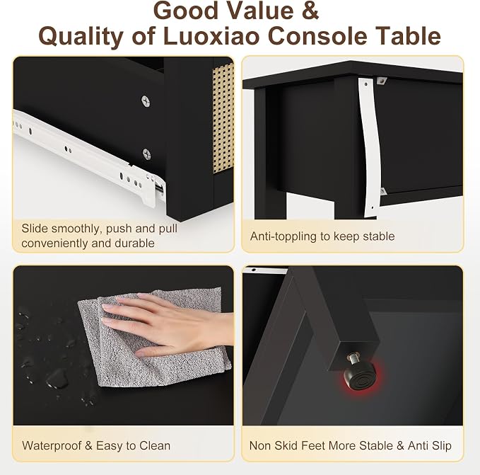 Luoxiao Entryway Table, Narrow Hallway Table - Image 7
