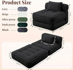Folding Sofa Bed, Convertible Sleeper Chair - Image 2