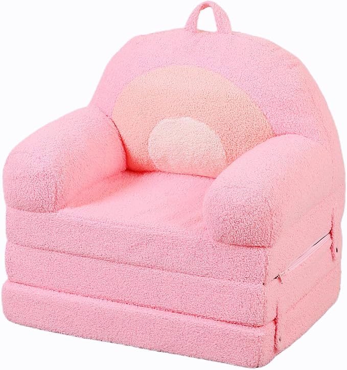 MOMCAYWEX Kids Sofa, Sherpa Couch by MOMCAYWEX