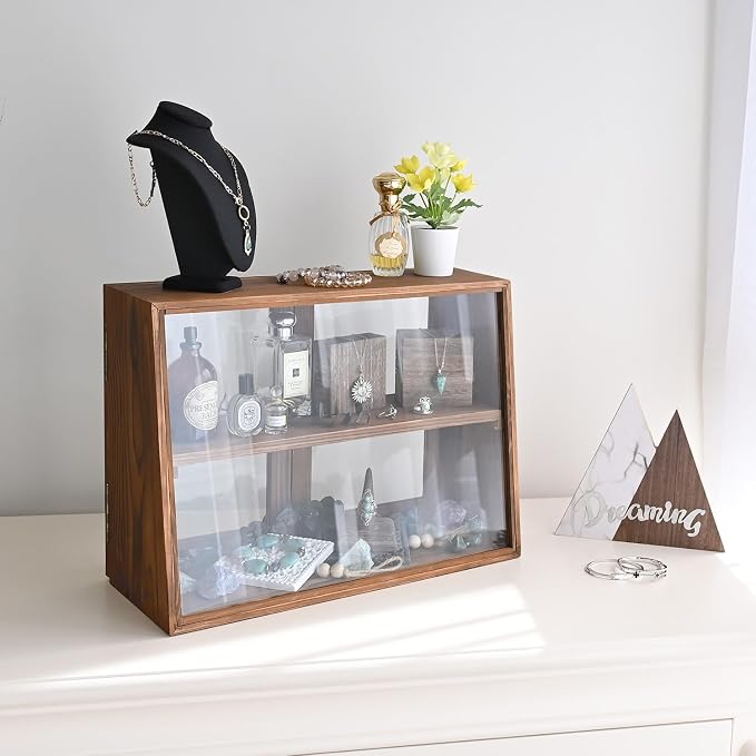 MOOCA Wood and Glass Display Case - Image 9