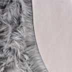 ORINOVA Light Gray Washable Fuzzy Fur Runner Rugs - Image 7