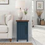 Bridgevine Home Nantucket Modern Farmhouse Chairside Table, 14 Inches, Fully by BridgevineHome