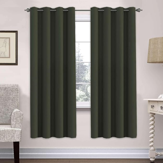 H.VERSAILTEX Ultra Soft Microfiber Thermal Insulated Grommet Blackout by HVERSAILTEX