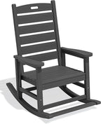 SERWALL Outdoor Rocking Chair, Oversized Rocking Chair by SERWALL