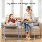 HUANUO Adjustable TV Tray Table - Image 7