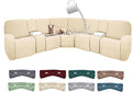 100% Waterproof Sectional Recliner Couch Covers by ROFASVCO