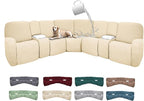 100% Waterproof Sectional Recliner Couch Covers by ROFASVCO