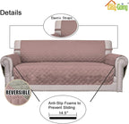 Easy-Going Reversible Couch Cover, 2 Cushion Sofa, Water Resistant Mat - Image 3