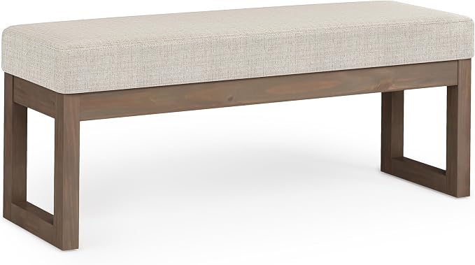 SIMPLIHOME Milltown Large Ottoman Bench by SimpliHome