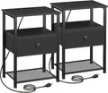 LOAKEKEL Night Stand Set 2, Nightstand by LOAKEKEL