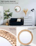 Poeme Boho Wall Mounted Round Mirror - Image 4