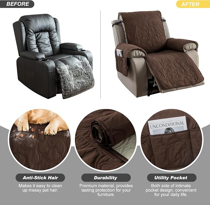 100% Waterproof Recliner Chair Cover, Recliner Chair Covers - Image 5