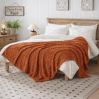 Rust Throw Blanket - Image 3