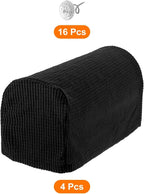uxcell Stretch Armrest Covers Armchair Anti-Slip - Image 3
