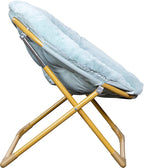 Flash Furniture Gwen Kids Cozy Mini Folding Saucer Chair - Image 9