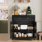 Semiocthome Farmhouse Sideboard Buffet Cabinet - Image 3