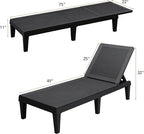Devoko Outdoor Chaise Lounge Chair Set of 2 - Image 3