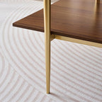 LumFurn Rectangle Coffee Table, Mid-Century Modern Design, L41 W21 x H17 - Image 8