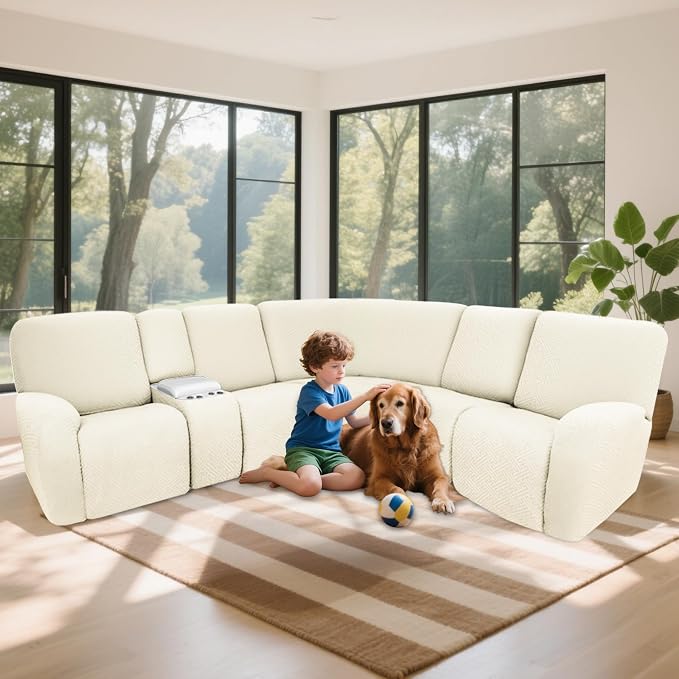 100% Waterproof Sectional Recliner Couch Covers - Image 2