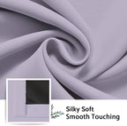 SimpleHome Lilac 100% Blackout Curtains Room Darkening Living Room 54 Inch | - Image 7