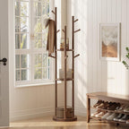 Muwuele Solid Wood Rotary Coat Rack, Freestanding Coat Rack - Image 8