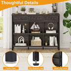 FATORRI Rustic 6 Cube Storage Organizer Bookshelf - Image 4