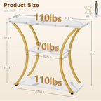 Hoctieon 3 Tier Console Table - Image 2