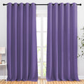 NICETOWN Lilac Purple Curtains 102 inch Length, Grommet Blackout Room Darkening by NICETOWN