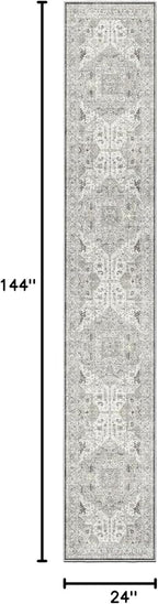 Madane Washable Runner Rugs 2x12 Long - Image 2