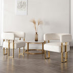 Modern Barrel Accent Chairs Set of 2, Living Room Side Chairs by DMFurniture