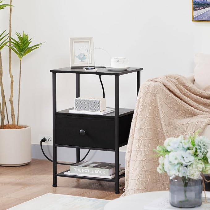 LOAKEKEL Night Stand Set 2, Nightstand - Image 8